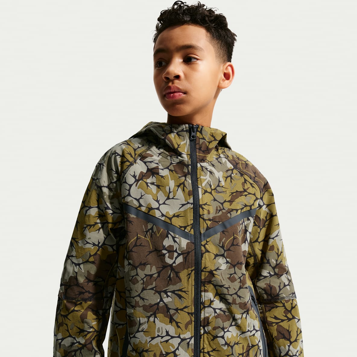 Nike Sportswear Tech Woven Big Kids' (Boys') Full-Zip Top