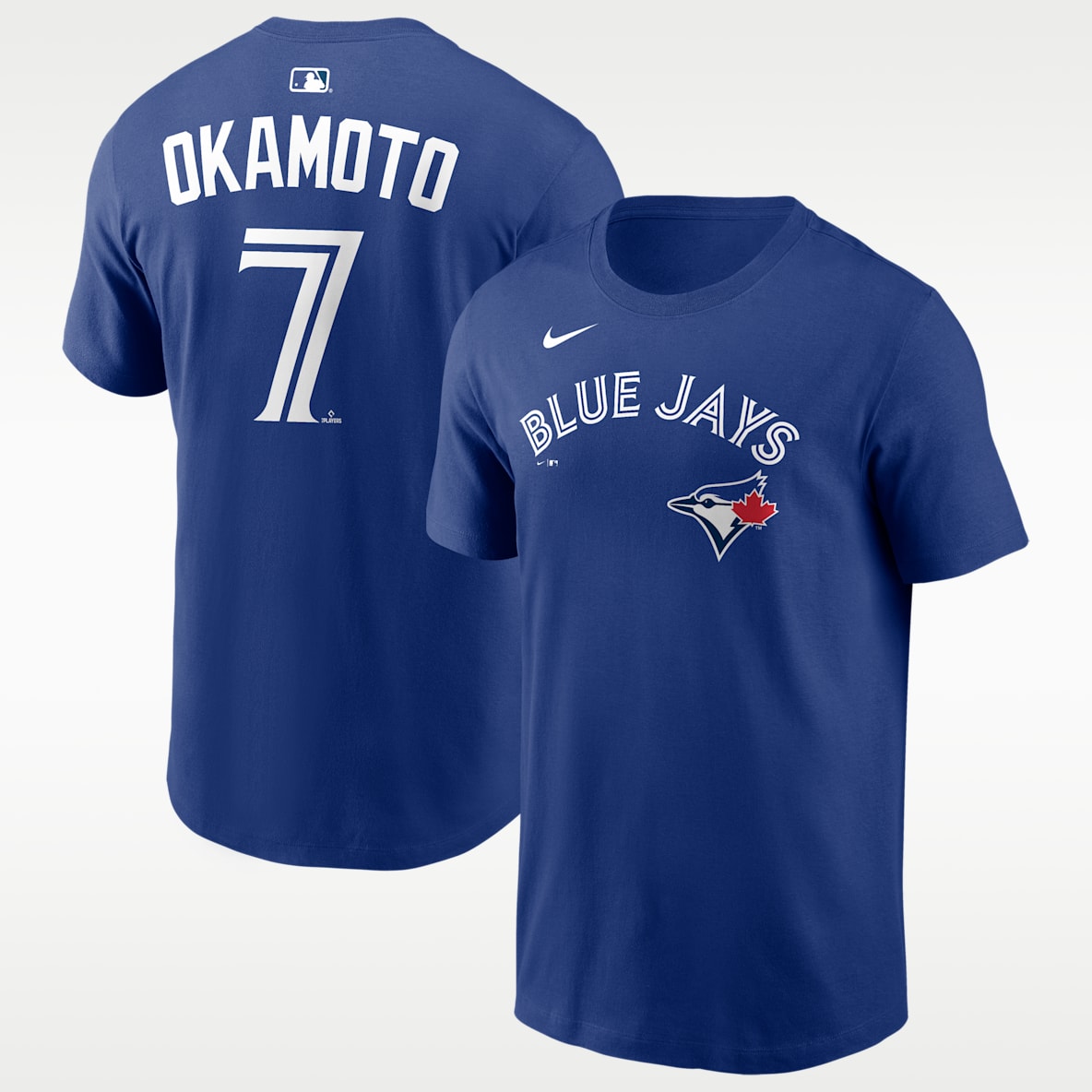 Kazuma Okamoto Toronto Blue Jays Fuse Men's Nike MLB T-Shirt