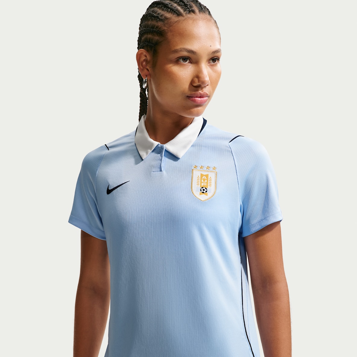 Uruguay local 2026 Stadium Jersey de futbol Nike Dri-FIT Replica para mujer