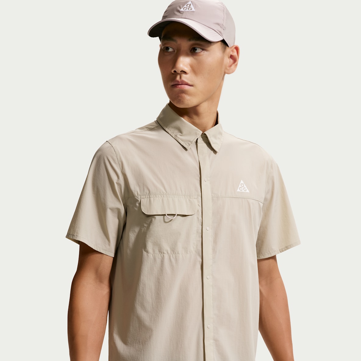 ACG "Aireez" メンズ ボタンアップ トレイルランニング トップス