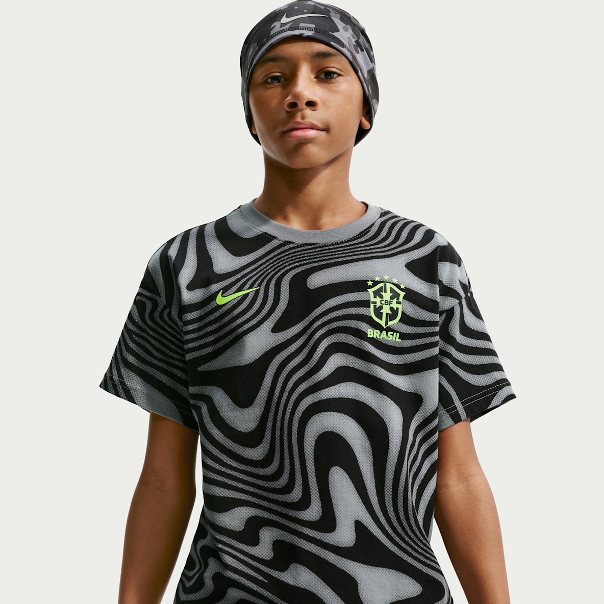 Brazil Older Kids' Nike Football T-Shirt
