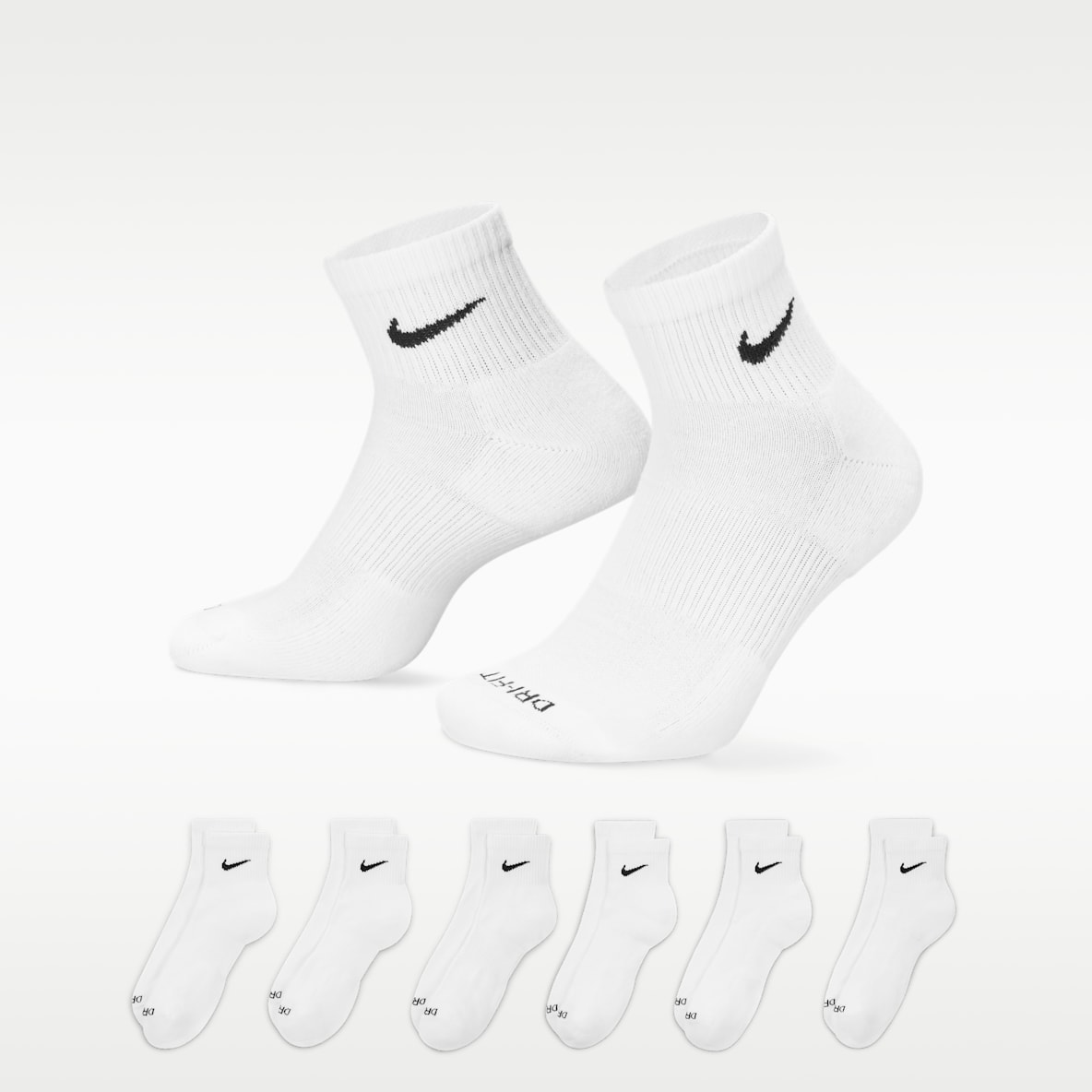 Nike Everyday Plus Cushioned Training Ankle Socks (6 Pairs)