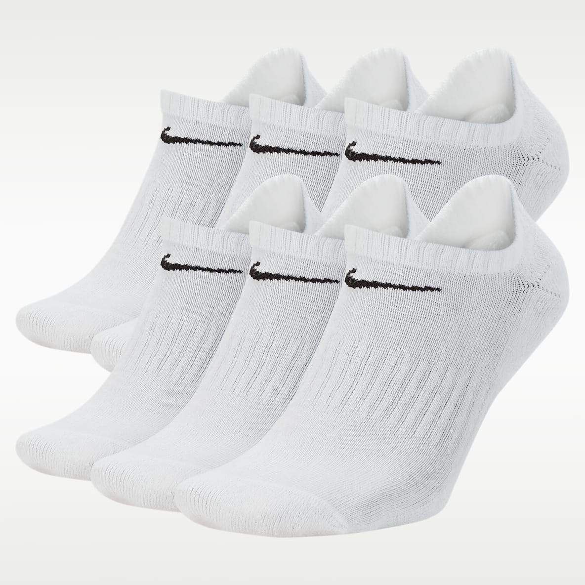 Nike Everyday Cushioned Training No-Show Socks (6 Pairs)
