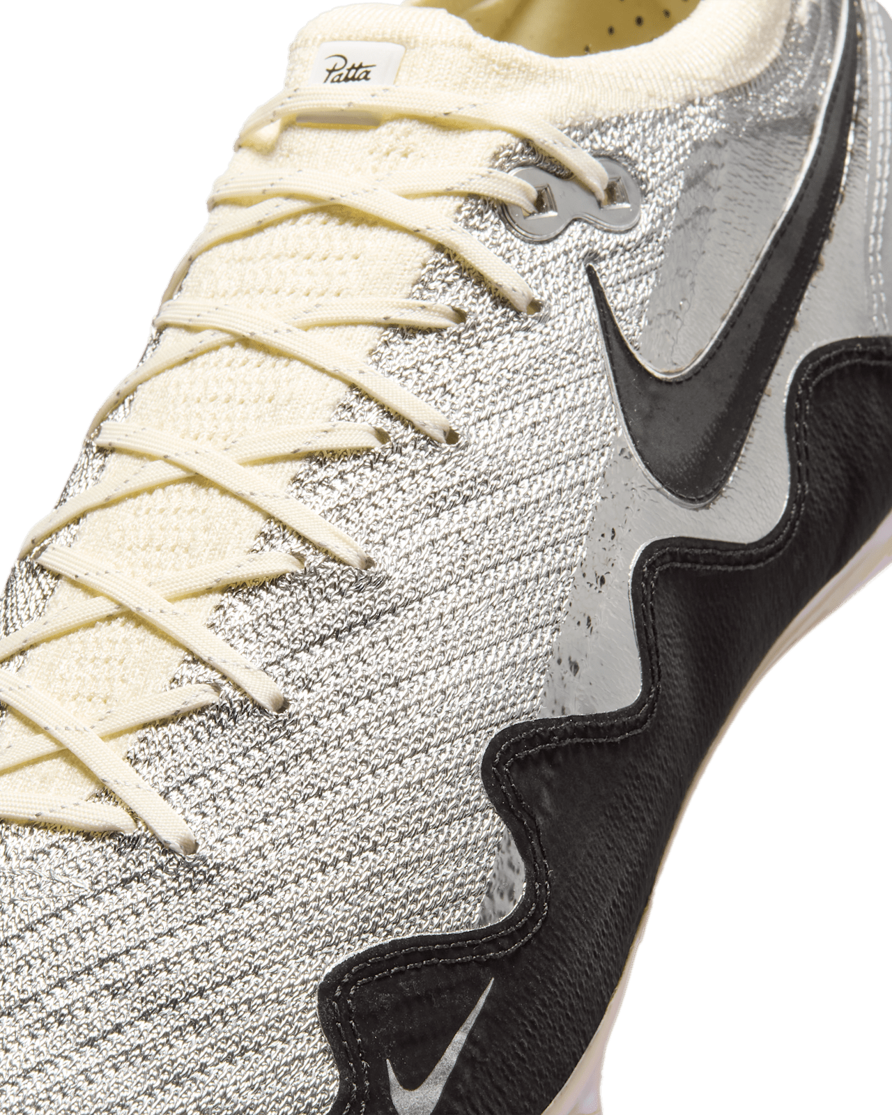 Mercurial Zoom Vapor 16 Elite FG SE x Patta 'Unite' 'Metallic Silver and Coconut Milk' (IQ3365-001) Release Date