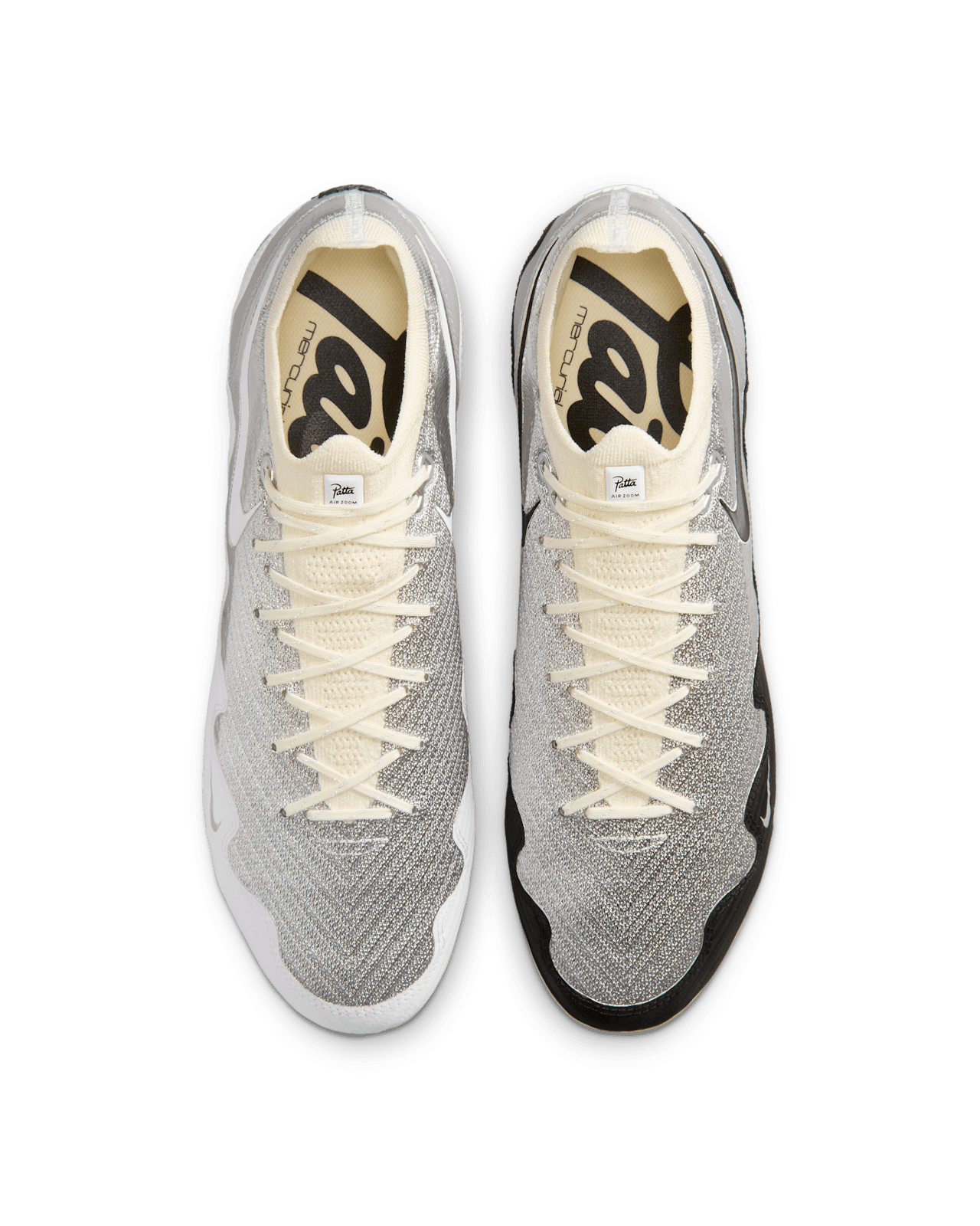 Mercurial Zoom Vapor 16 Elite FG SE x Patta 'Unite' 'Metallic Silver and Coconut Milk' (IQ3365-001) Release Date